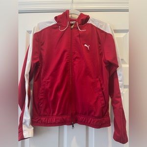 Puma Track pants and zip up hoodie